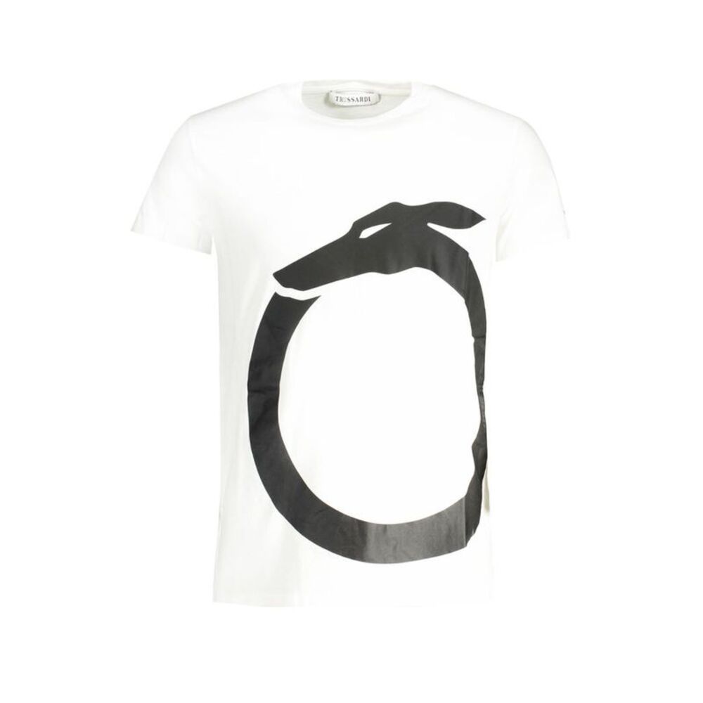 Trussardi White Cotton Men's Men's T-Shirt